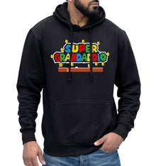 Super Grandaddio Hoodie Funny Grandad Retro Jumper Grandpa Hooded Grandfather Gift