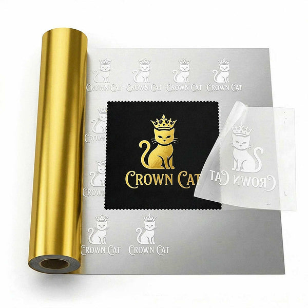 Personalised Metallic Gold DTF Metre Gang Sheets Cold Peel Transfers