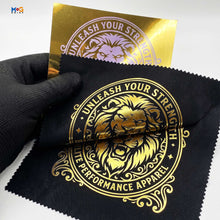 Personalised Metallic Gold DTF Metre Gang Sheets Cold Peel Transfers