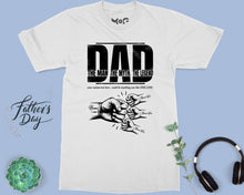 Personalised Dad T-shirt Custom Name Father's Day Matching Dad Son Tee