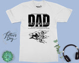 Personalised Dad T-shirt Custom Name Father's Day Matching Dad Son Tee
