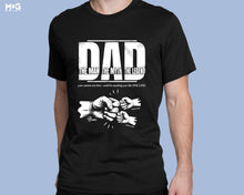 Personalised Dad T-shirt Custom Name Father's Day Matching Dad Son Tee