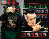 Funny Watch It Santa Sweater Sopranos Paulie Meme Ugly Christmas Sweatshirt