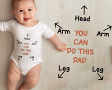 Funny You Can Do This Dad Joke Cute Baby Bodysuit Newborn Shower Romper