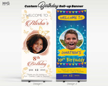 Kids Birthday Party Exhibition Display Stand Custom Roll-up  Banner