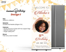 Kids Birthday Party Exhibition Display Stand Custom Roll-up  Banner