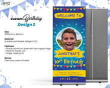 Kids Birthday Party Exhibition Display Stand Custom Roll-up  Banner