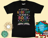 Good Day to Read T-shirt - World Book Day, Book Lover Tee Teacher Gift