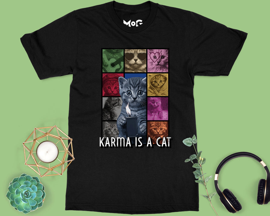Karma is a Cat T-shirt Swift Music Shirt Funny Gift for Feline Lovers