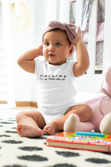 Cousins I'll Be There For You Baby Bodysuit  Friends Sitcom Parody Cute Gift Romper