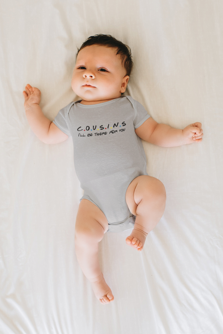 Cousins I'll Be There For You Baby Bodysuit  Friends Sitcom Parody Cute Gift Romper