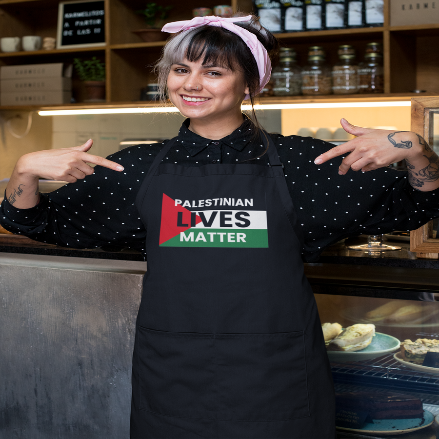 Palestinian Lives Matter Apron Pro Palestinian Nation Activist Gift Apron