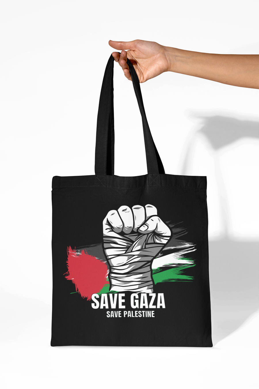 Save Gaza Save Palestine Tote Bag Palestinian Flag Purse Freedom Support Gifts