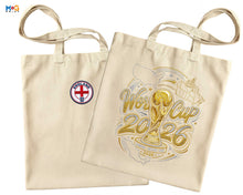Custom World Country Flag Canvas Tote Football Cup 2026 Shopping Bag