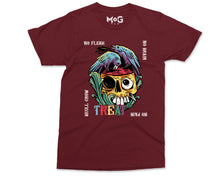 No Flesh No Brain No Pain Halloween T-shirt, Skull Carcass Birds Shirt, Halloween Gifts Scary Horror Graphic Halloween Shirt for Men Women
