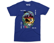 No Flesh No Brain No Pain Halloween T-shirt, Skull Carcass Birds Shirt, Halloween Gifts Scary Horror Graphic Halloween Shirt for Men Women