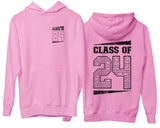 Class of 2024 Personalised Name Hoodie Leavers Ã¢â‚¬Ëœ24 Graduation Matching Jumper