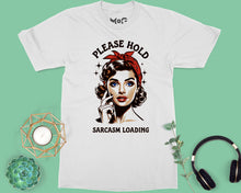 Sarcasm Loading Retro 50s Woman T-shirt Witty Tee Funny Gifts for Her