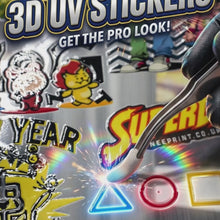 Custom 3D UV DTF Personalised Stickers for Cups, Tumblers & Logos