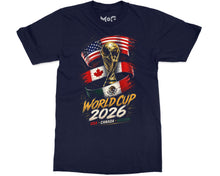 Football Trophy World Cup 2026 T-shirt USA Canada Mexico Flags Shirt