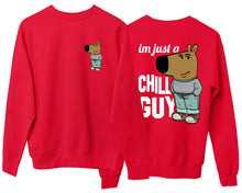 I'm Just A Chill Guy Sweatshirt Funny Viral Meme Dog Crewneck Pullover