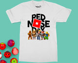 Red Nose Day 2026 Roblox T-shirt Gamer Parents Kids School Costume Top