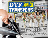 Funny Christmas Carol Silent Night Ugly Xmas Iron On Transfer for T-shirt