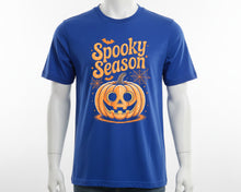 Spooky Halloween Season Tee, Happy Pumpkin Face Shirt, Unisex Scary Fall Outfit, Funny Kids Adults Costume Tee for Parties & Trick-or-Treat