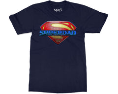 Superdad T-shirt Superhero Tee Father’s Day Gift Superman Logo Tshirt