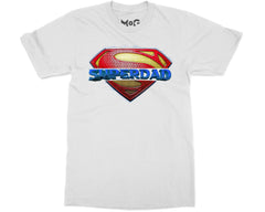 Superdad T-shirt Superhero Tee Father’s Day Gift Superman Logo Tshirt
