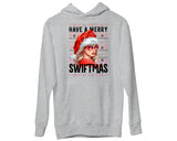 Swiftie Christmas Hoodie Merry Swiftmas Hoody Music Lovers Xmas Gifts