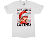 Merry Swiftmas T-shirt Taylor Swift Christmas Tee Swiftie Xmas Gifts