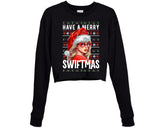 Merry Swiftmas Crop Sweatshirt Taylor Swift Fan Jumper Christmas Gifts