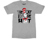 Funny Cat in Hat T-Shirt, World Book Day, Reading Club, Dr Seuss Inspired Tee