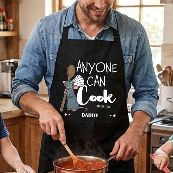 Personalised Ratatouille Cooking Apron Custom Text Kitchen Essential