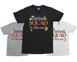 Family Matching Christmas T-shirt, Xmas Tee for Men Women Kids, Santa Squad Top