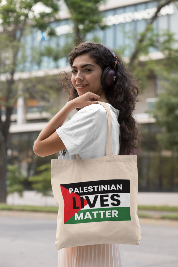 Palestinian Lives Matter Tote Bag Save Gaza Free Palestine Flag Supporters Gifts