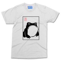 Unimpressed Frog T-shirt Sad Depressed Toad Meme Matsumoto Hoji Japanese Kanji