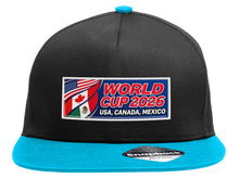 World Cup 2026 Snapback Hat USA Canada Mexico Flag Football Fan Cap