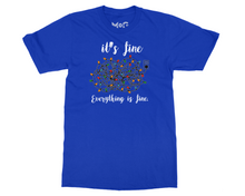 Disney Anxiety Christmas T-shirt | Funny Inside Out Top Xmas Lights Tee