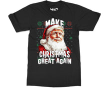 Funny Make Christmas Great Again Santa Donald Trump Xmas Gift T-shirt