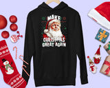 Funny Donald Trump Santa Hoody Ugly Christmas Joke Xmas Gift Hoodie