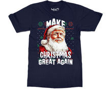 Funny Make Christmas Great Again Santa Donald Trump Xmas Gift T-shirt