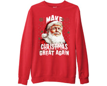 Make Christmas Great Again Santa Donald Trump Funny Slogan Xmas Joke Sweater