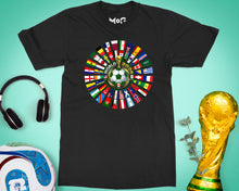 World Cup Flags T-shirt USA Canada Mexico Football Fan Tee Unisex Top