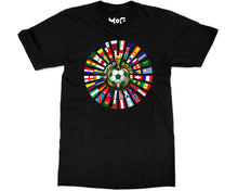 World Cup Flags T-shirt USA Canada Mexico Football Fan Tee Unisex Top