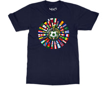 World Cup Flags T-shirt USA Canada Mexico Football Fan Tee Unisex Top