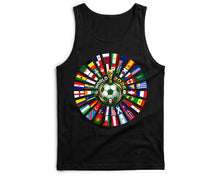 World Cup Flags Vest USA Canada Mexico Football Soccer Fan Unisex Tank