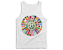 World Cup Flags Vest USA Canada Mexico Football Soccer Fan Unisex Tank