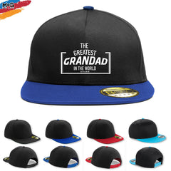 Grandad Gift Snapback Hat, Funny Grandpa Hat, Best Grandfather Cap, Father's Day Dad Birthday Gift, Gift for Grandad Adult Hat